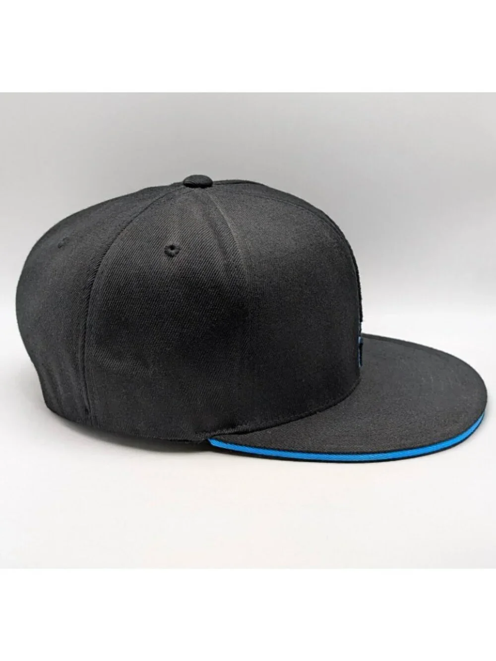 Metal Mulisha Hat Adult Flexfit L/XL Black Blue Cap Skull Motocross Retro Y2K